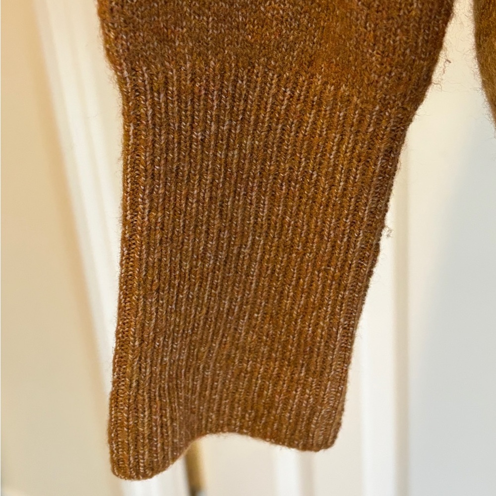 Vince Camuto Brown Crew Neck Sweater Size XS - Picture 6 of 10